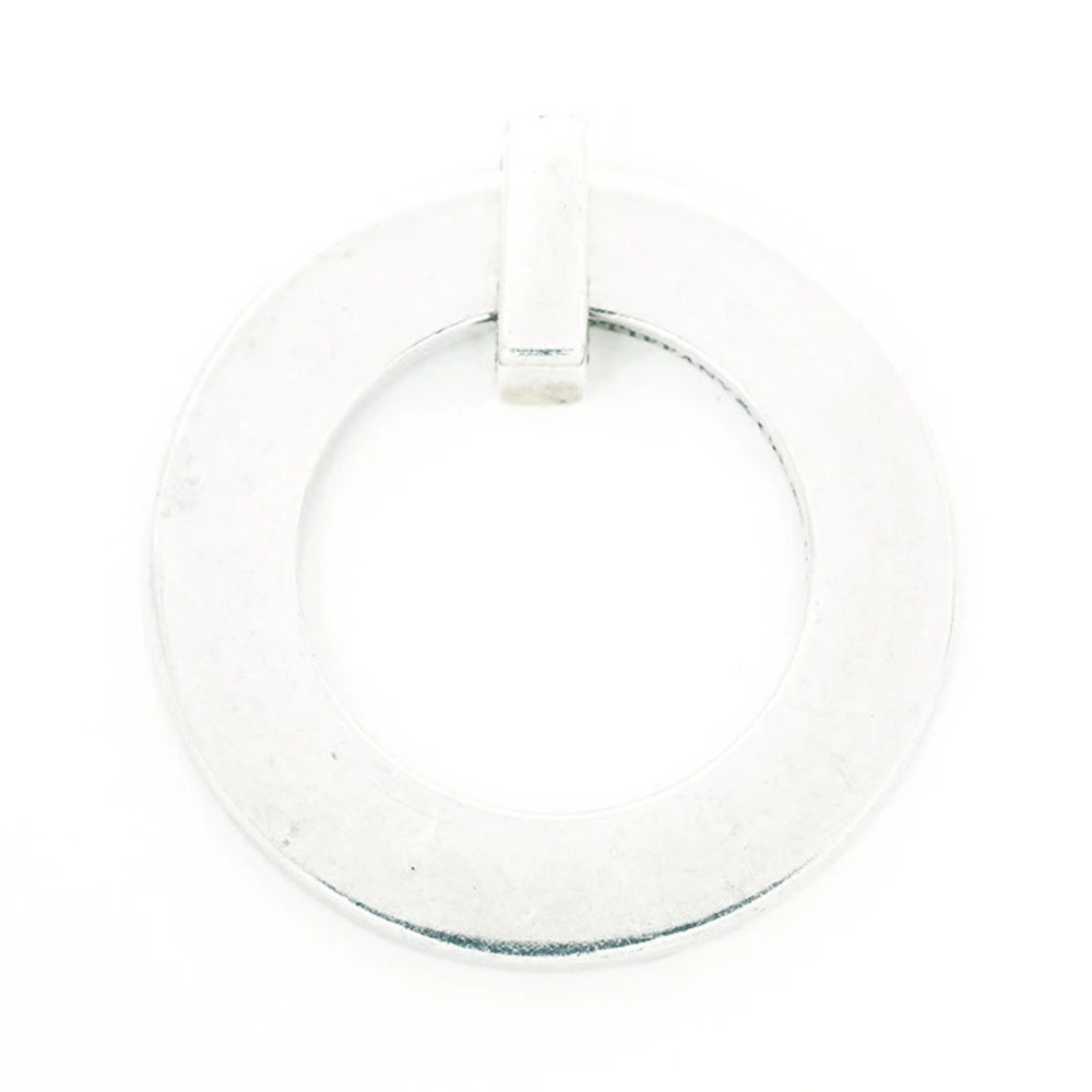 Tiffany Co Montage Round Silver Pendant Top as Silver